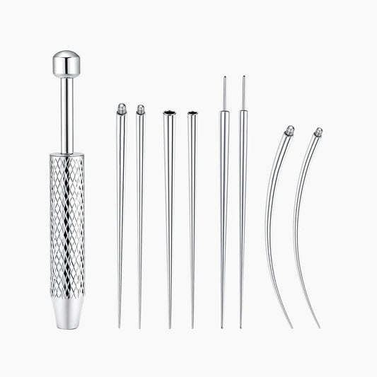 Titanium Piercing Insertion Tool Kit (16G/18G) – Full Set